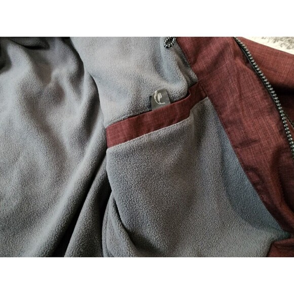 Swiss Tech Men's Coat Peak Technology Small insulated Double Zip + Button Pocket - Picture 7 of 11